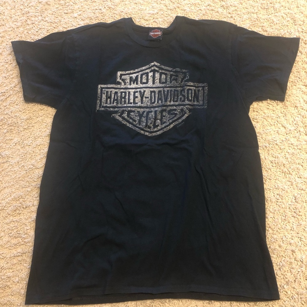 Harley-Davidson Black Short Sleeve Tee Classic Logo